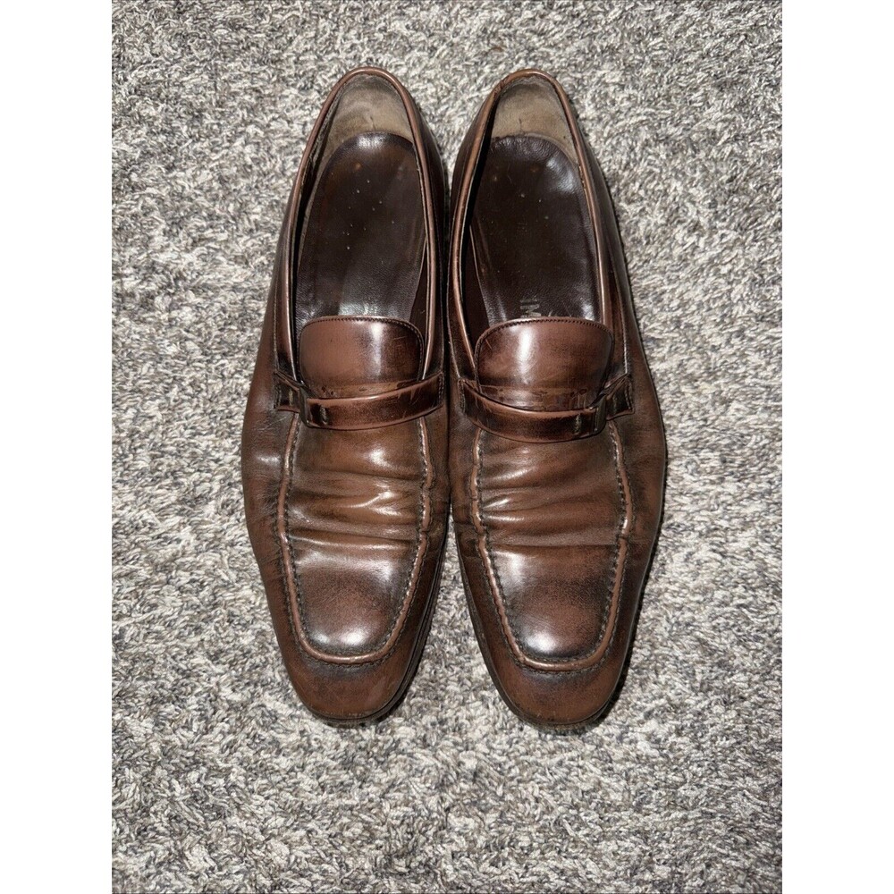 SALVATORE FERRAGAMO Slip On Loafers Size 9.5 Men’s UG57349